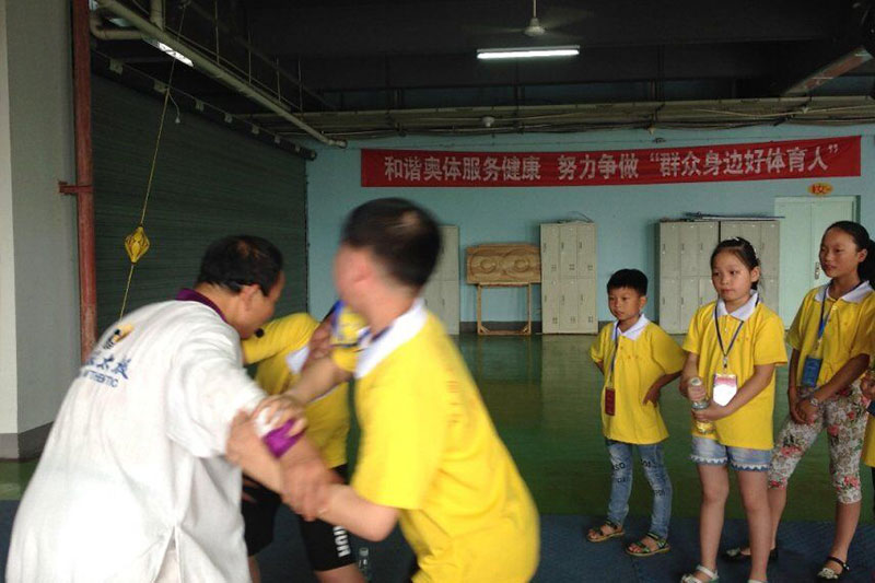 少年體驗(yàn)太極功夫